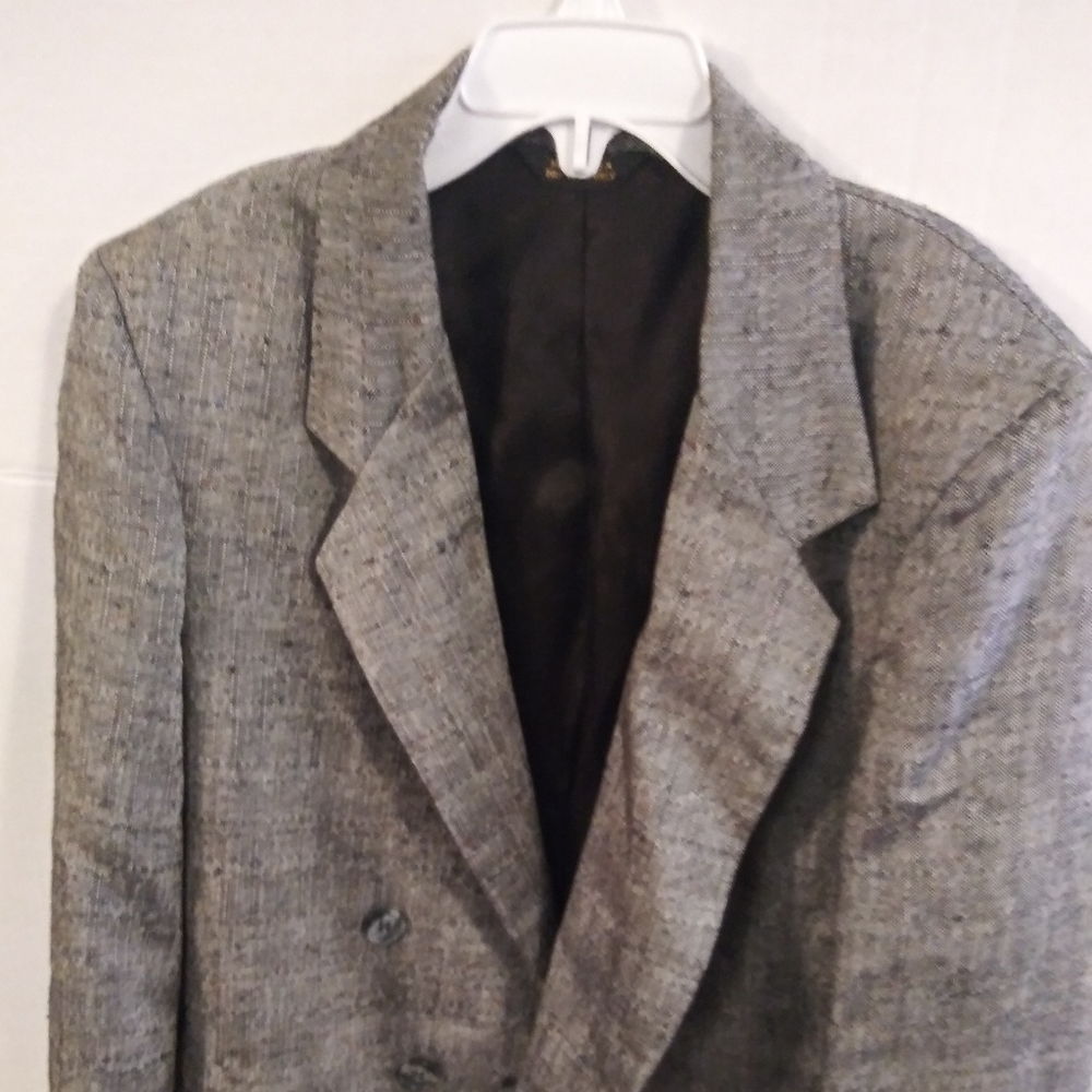 Michael James boy blazer gray
